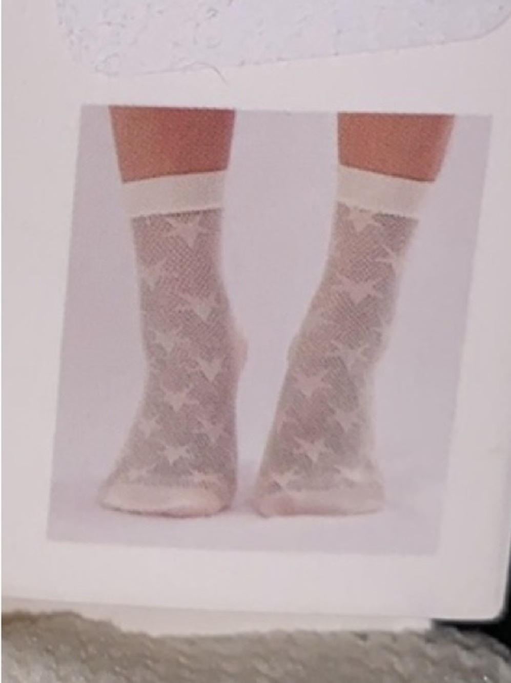 Rue21 Cream Ankle Socks nwt